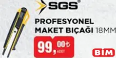 SGS PROFESYONEL MAKET BIÇAĞI SGS PROFESYONEL MAKET BIÇAĞI